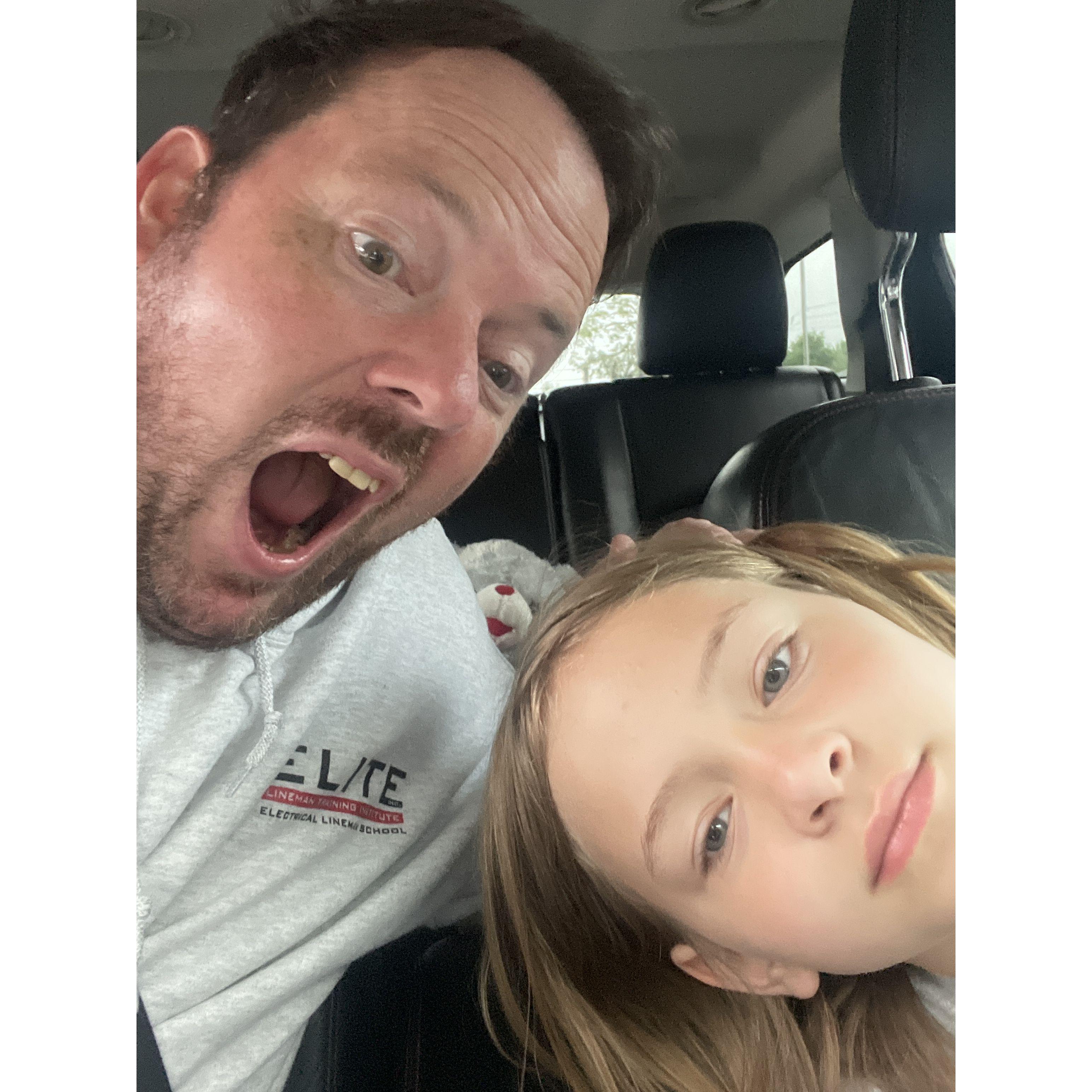 These two are always up to shenanigans. I left my phone in the car for a few minutes and came back to find this.