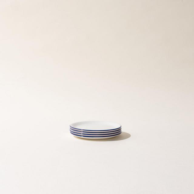 Made In Bread and Butter Plates (Navy Rim)
