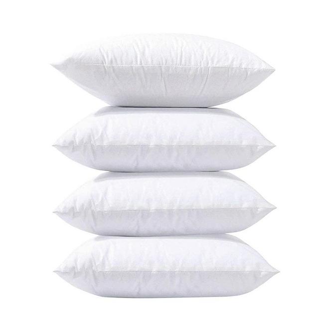 Phantoscope 16 x 16 Pillow Inserts, Set of 4 Hypoallergenic Square Form Decorative Throw Pillow Couch Sham Cushion Stuffer - 16 inches