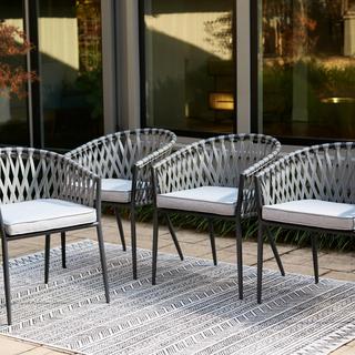 Palm Bliss Outdoor Chair, Set of 4