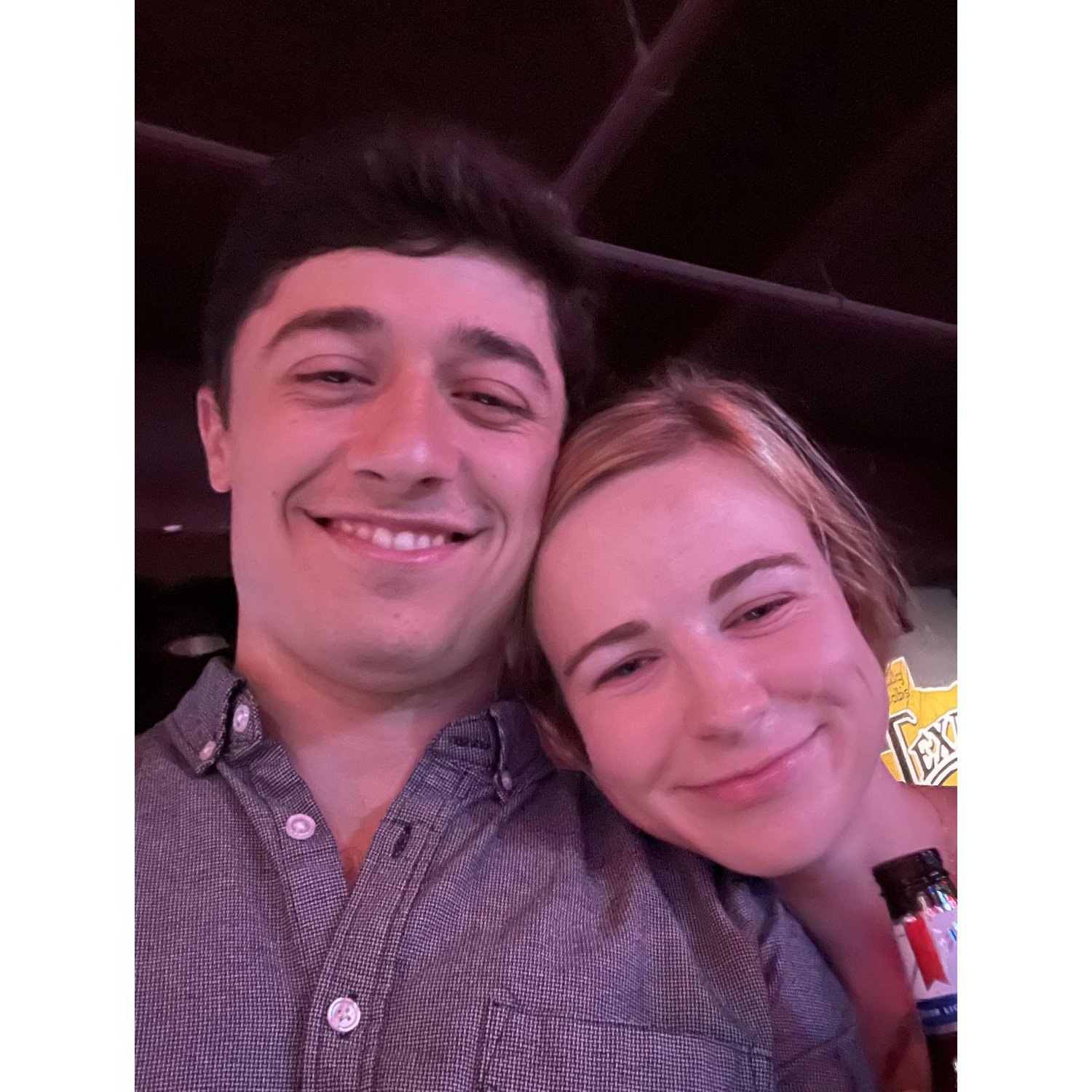 One of our first dates at Billy Bob's