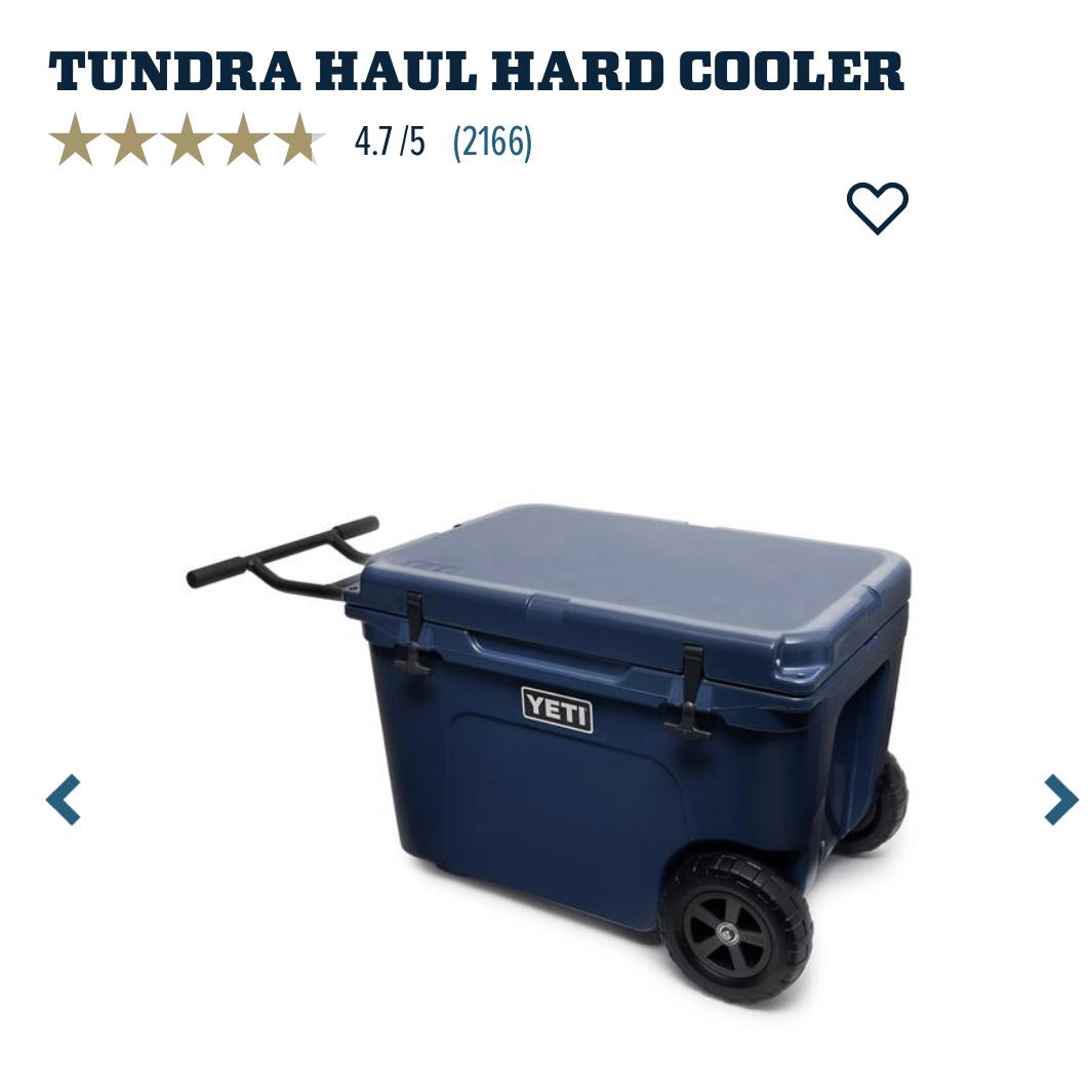 Yeti Tundra Haul Hard Cooler
