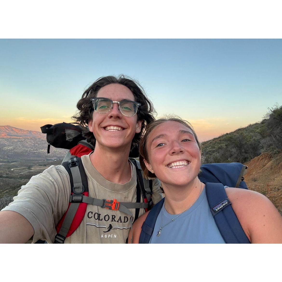 6 month anniversary "camping"