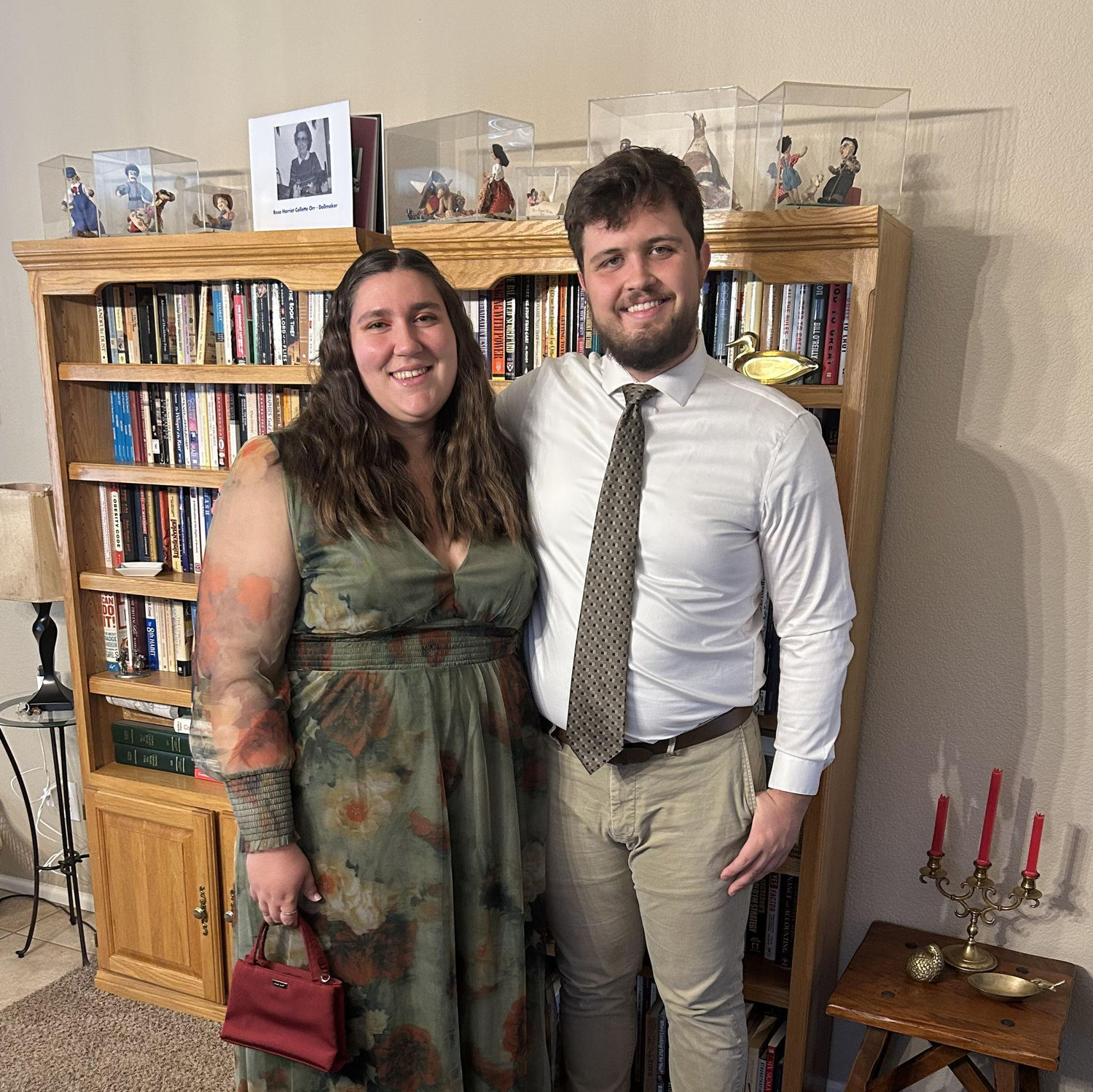 Us before an amazing wedding
