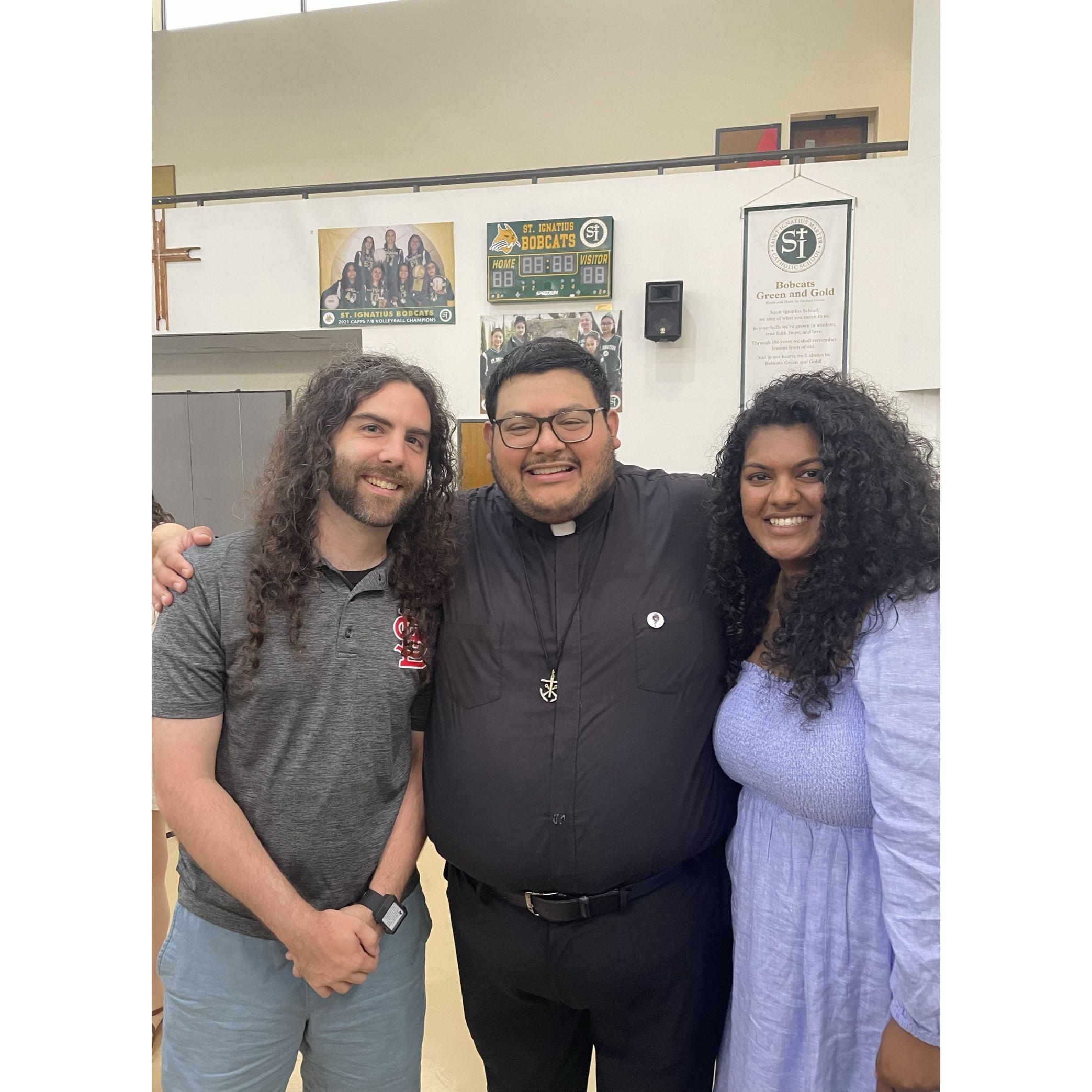Celebrating Fr.Felipe's time at St.Ignatius!