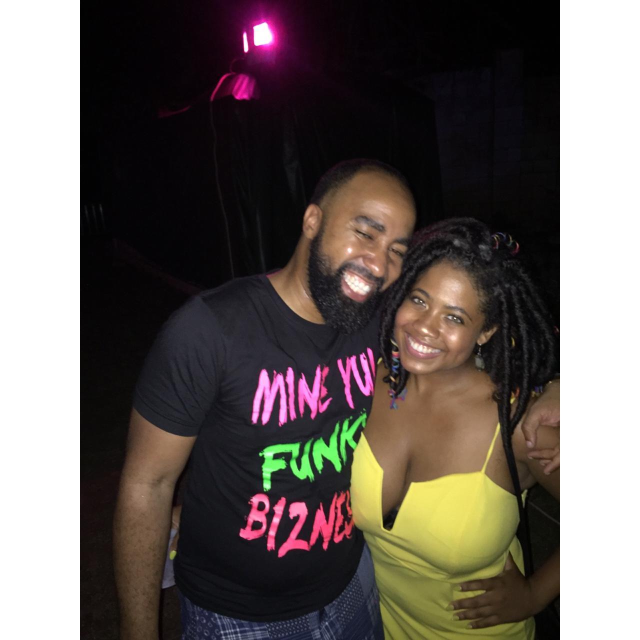 The fated night we met! And so the soca love story began...