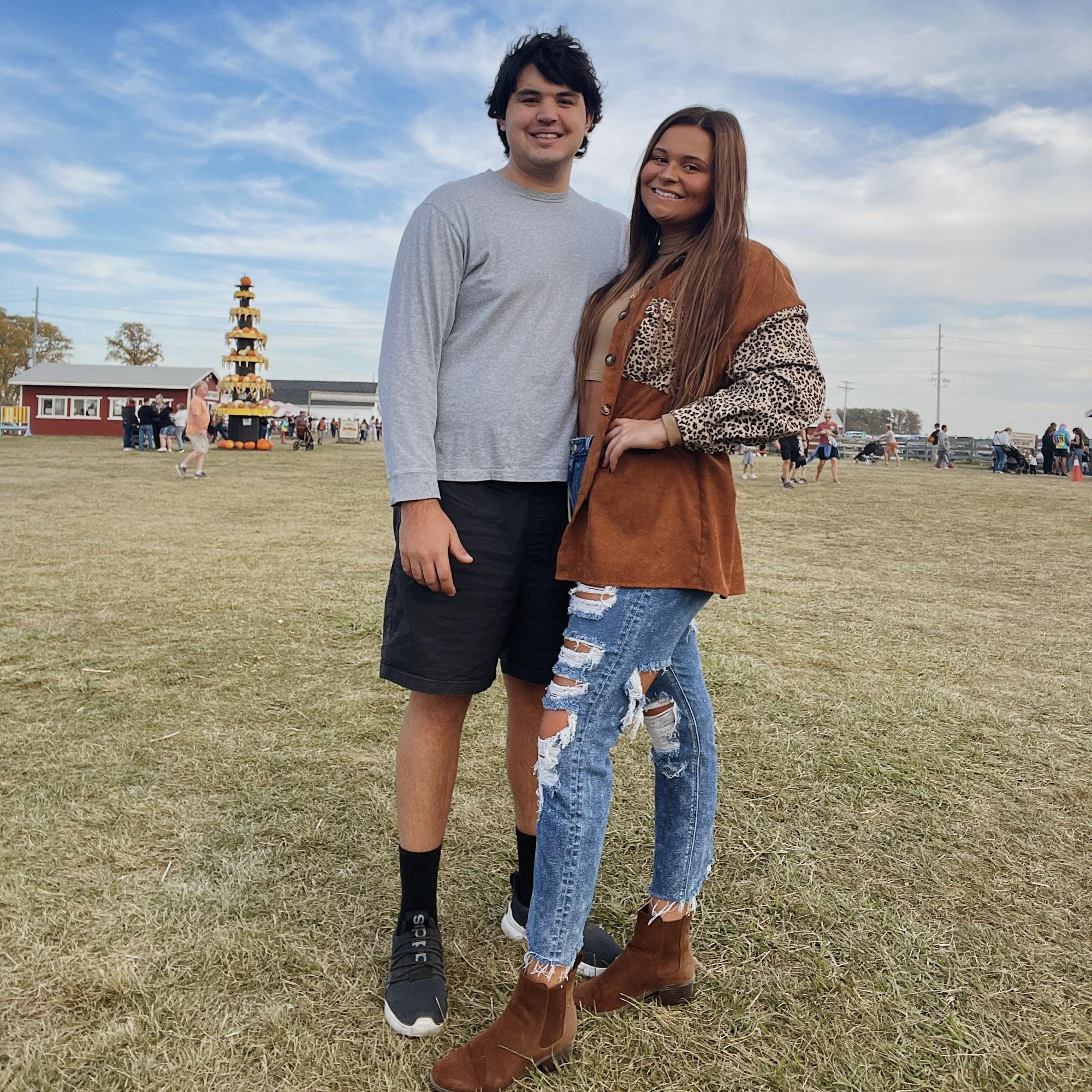 Pumpkin patch trip in 2022.