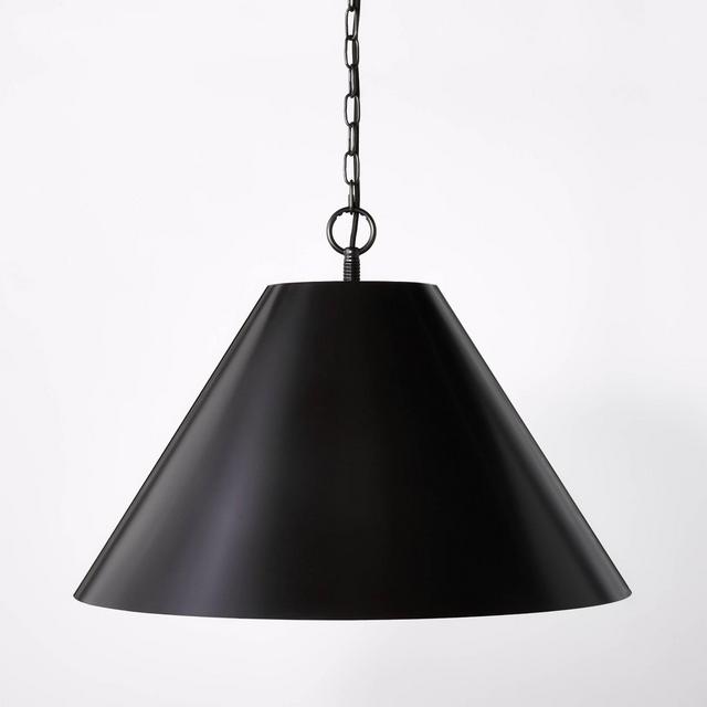 Large Metal Pendant Ceiling Light (Includes Energy Efficient Light Bulb)Black - Threshold™ designed with Studio McGee