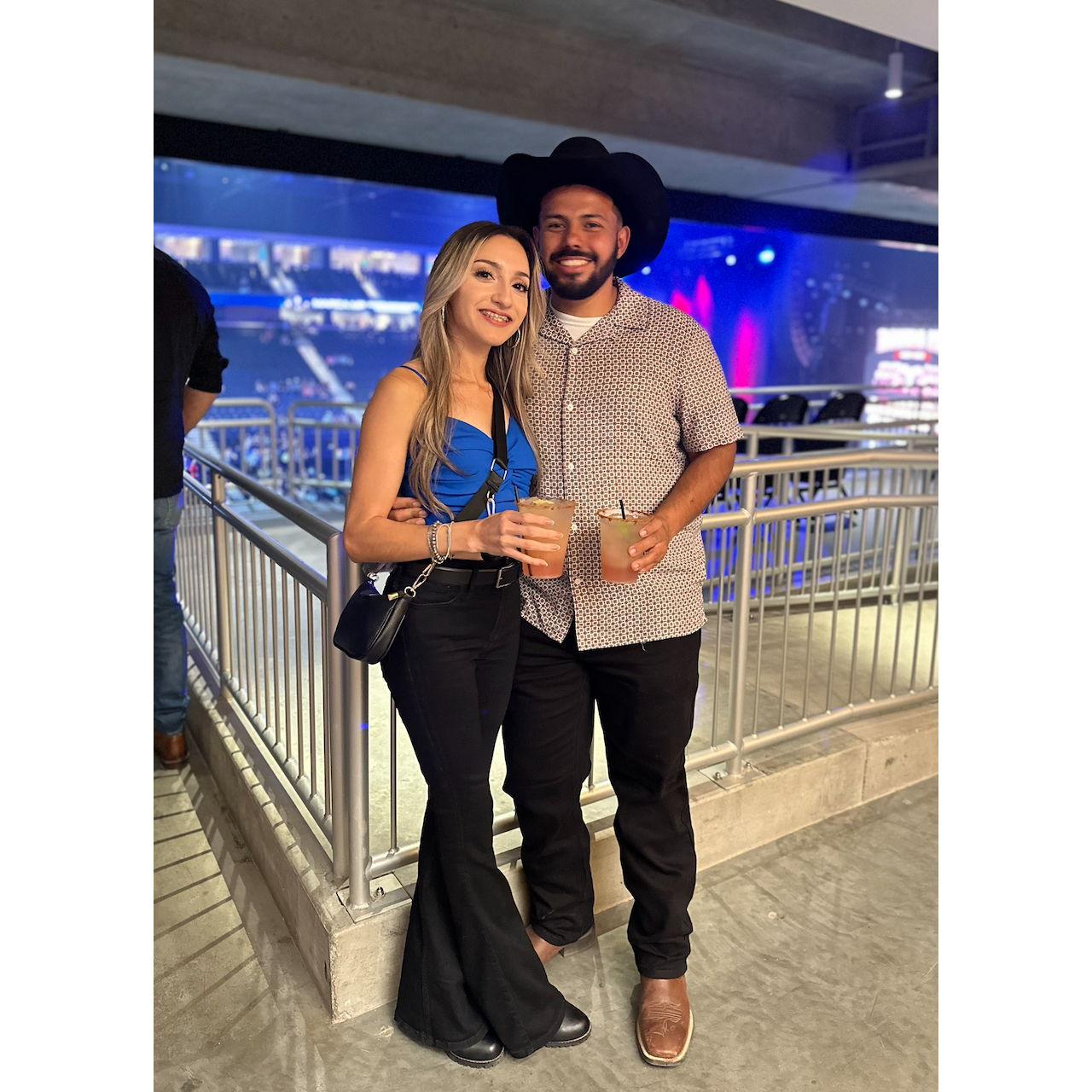 Went to our first concert together.