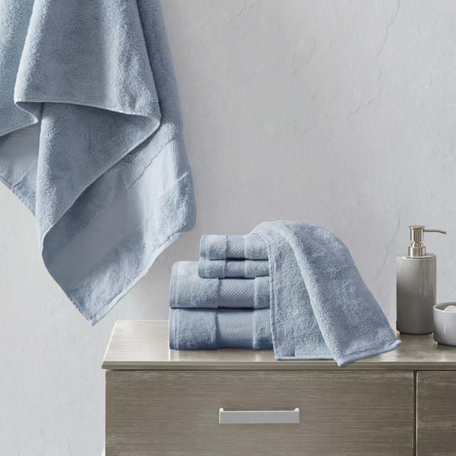 Madison Park, Signature Turkish Cotton 6-Piece Bath Towel Set | Zola
