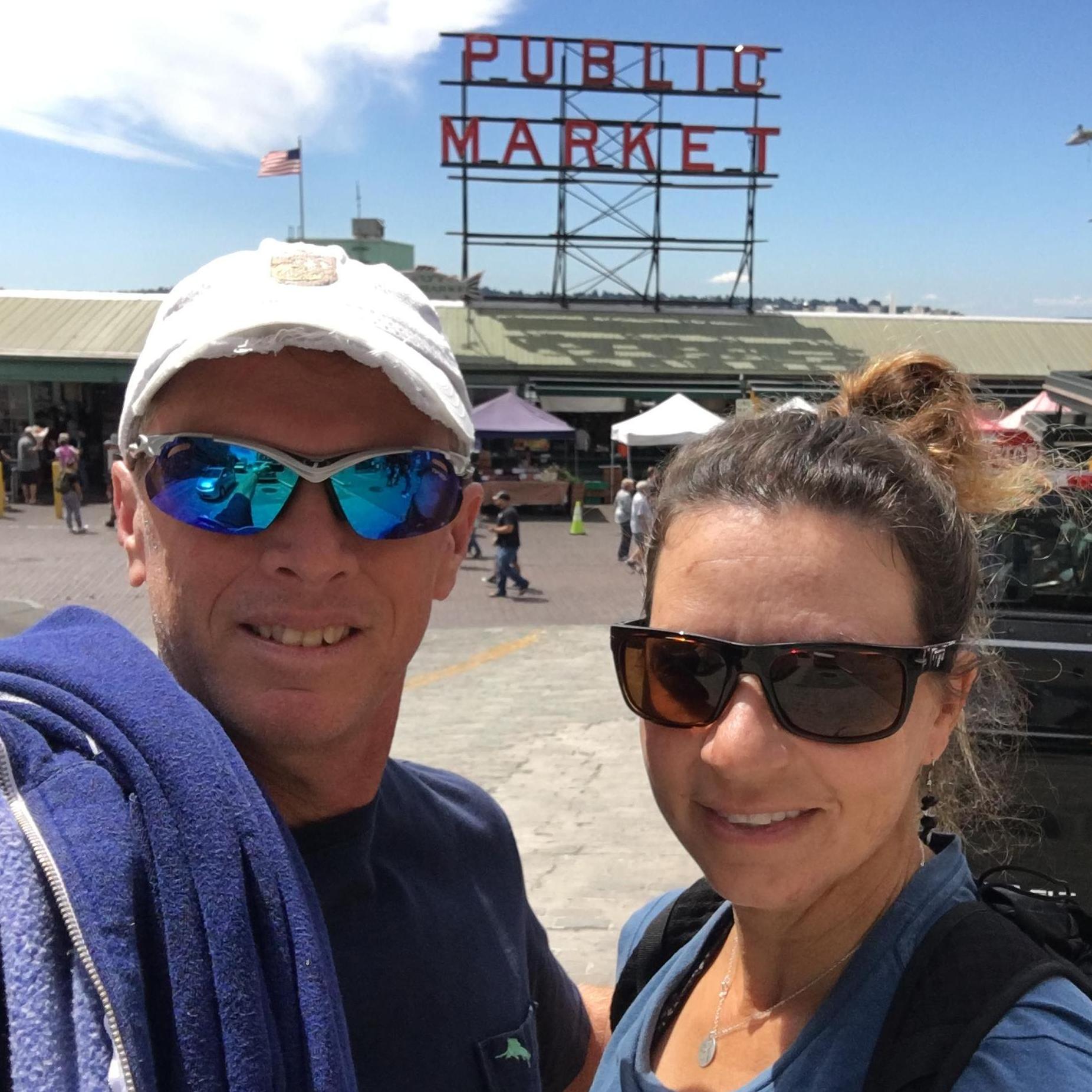 Seattle to San Fran on the AmTrak Pacific Coastliner train.