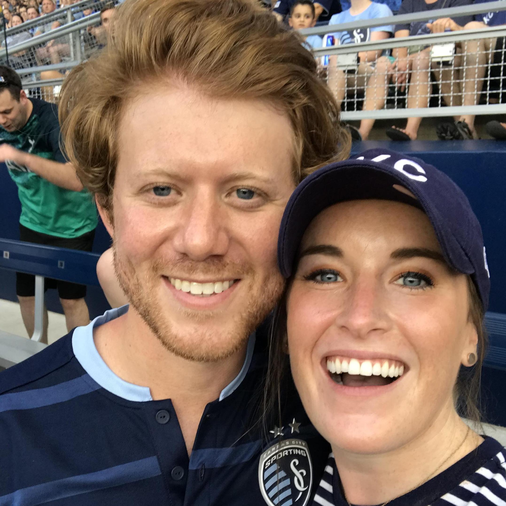 Sporting KC Game... on a 100 degree day