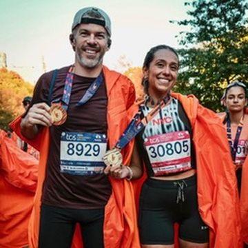 Finishing the 2025 NYC Marathon together