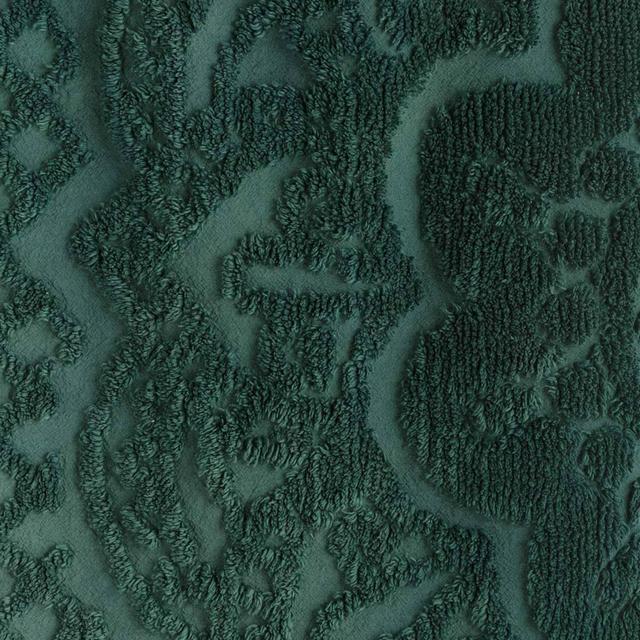 Wedding Ring Tufted Chenille Sham - Evergreen 90882 EVG