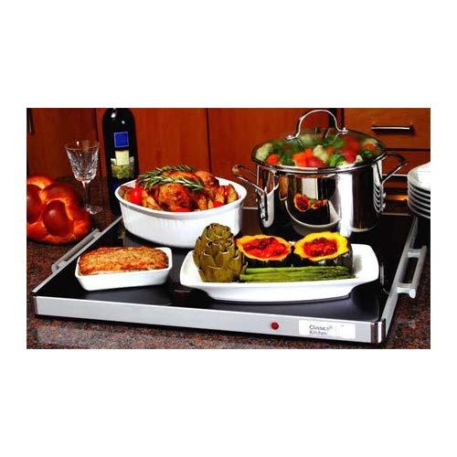 Deluxe Glass Buffet Warming Tray Full size 24" x 20 " by Classic Kitchen