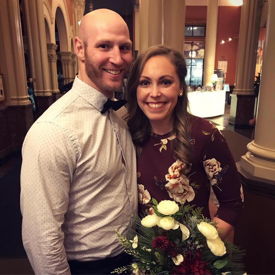 Celebrating the wedding of dear friends