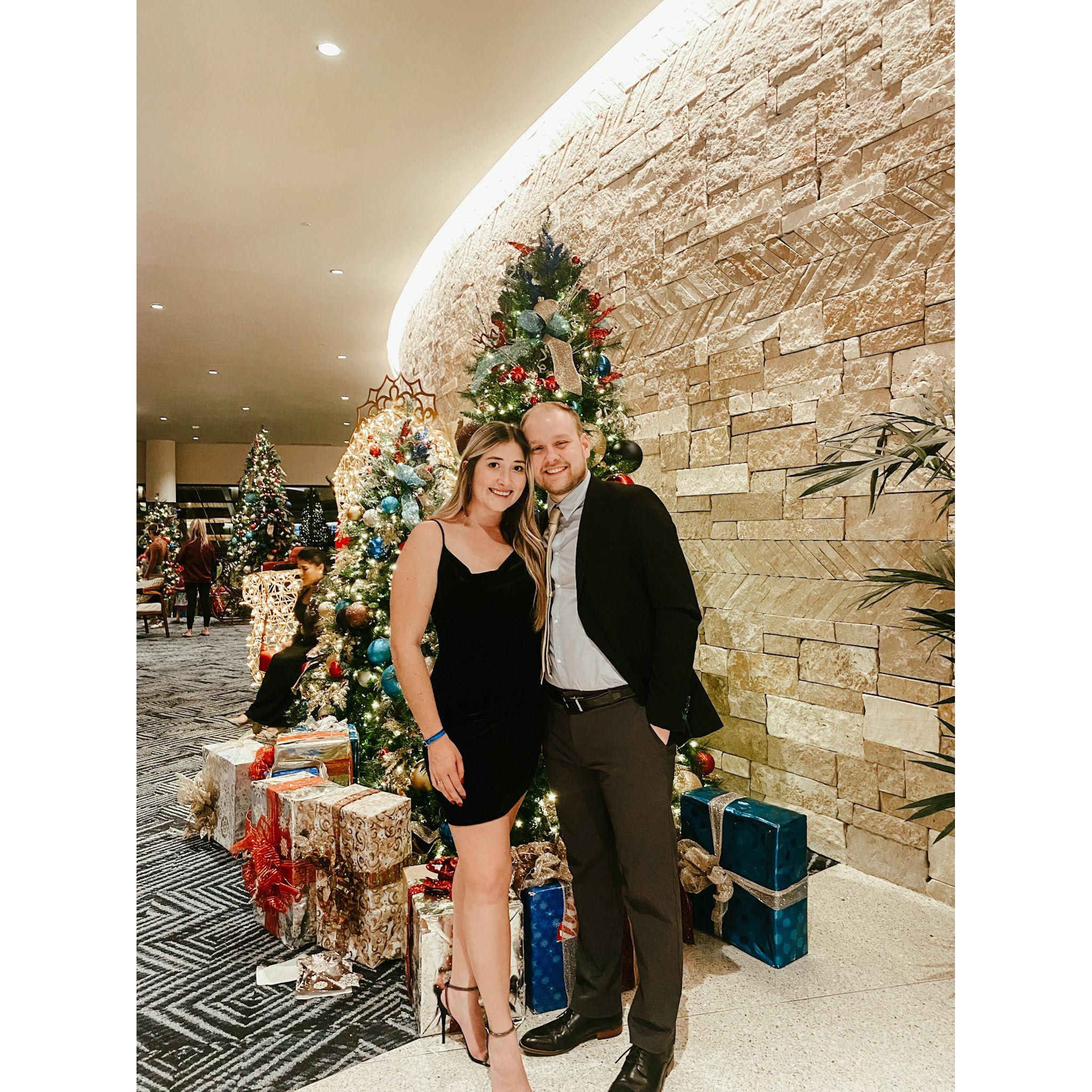 Josh's company Christmas party at Kalahari