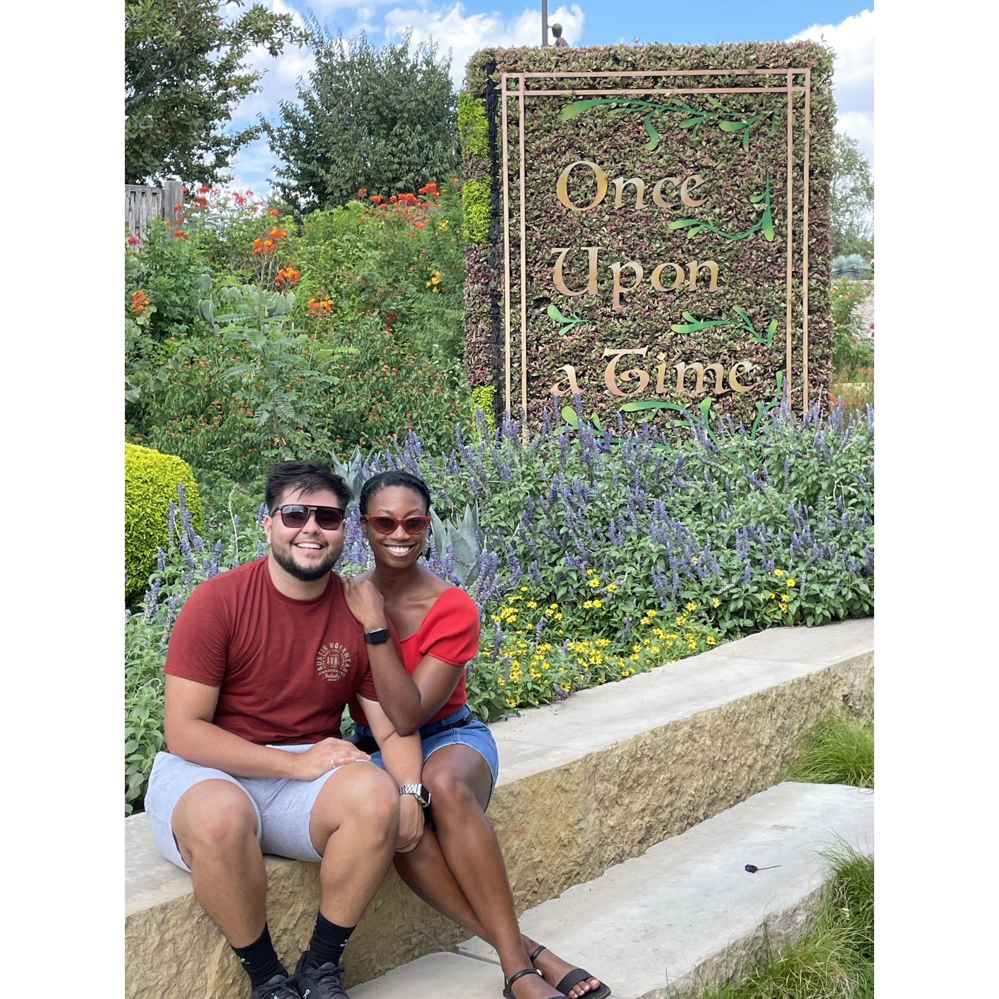 Come to find out we both had the same thought during this picture, the start of a new fairytale