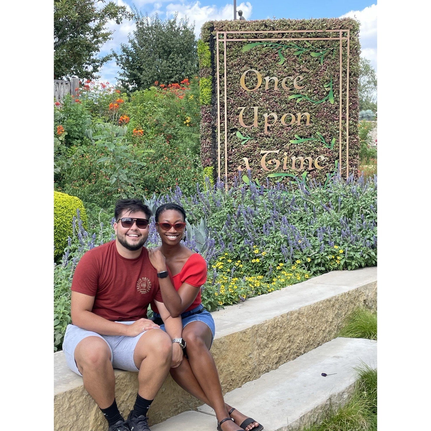 Come to find out we both had the same thought during this picture, the start of a new fairytale