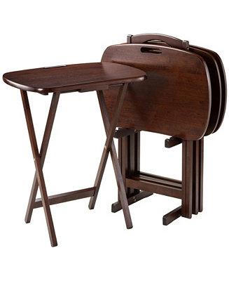 Winsome Lucca 5-Piece Snack Table Set