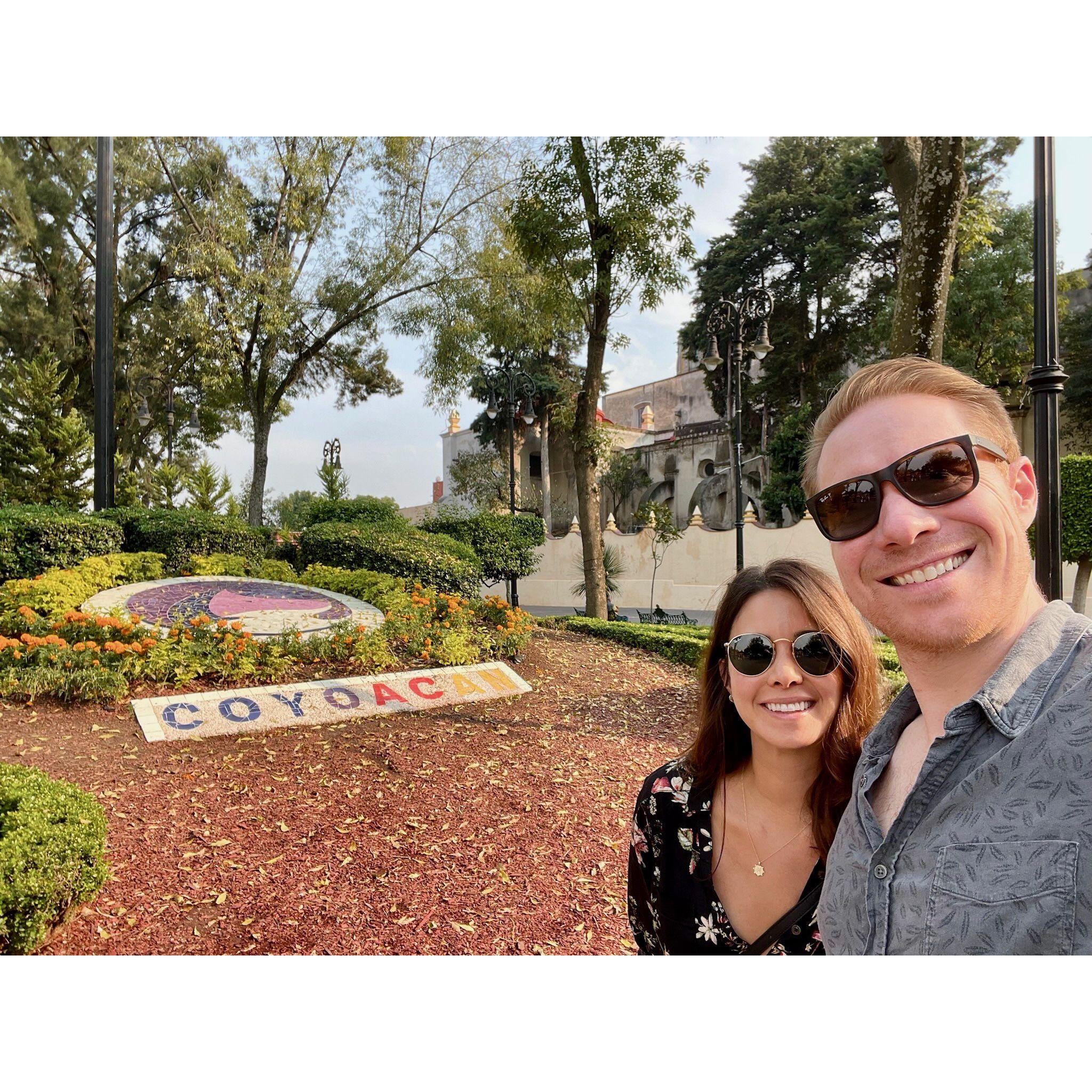 Coyoacan, Mexico City, Oct '24 -
A colorful, quaint and artisanal area of Mexico City, home to the Frida Kahlo Museum, and our wedding venue.