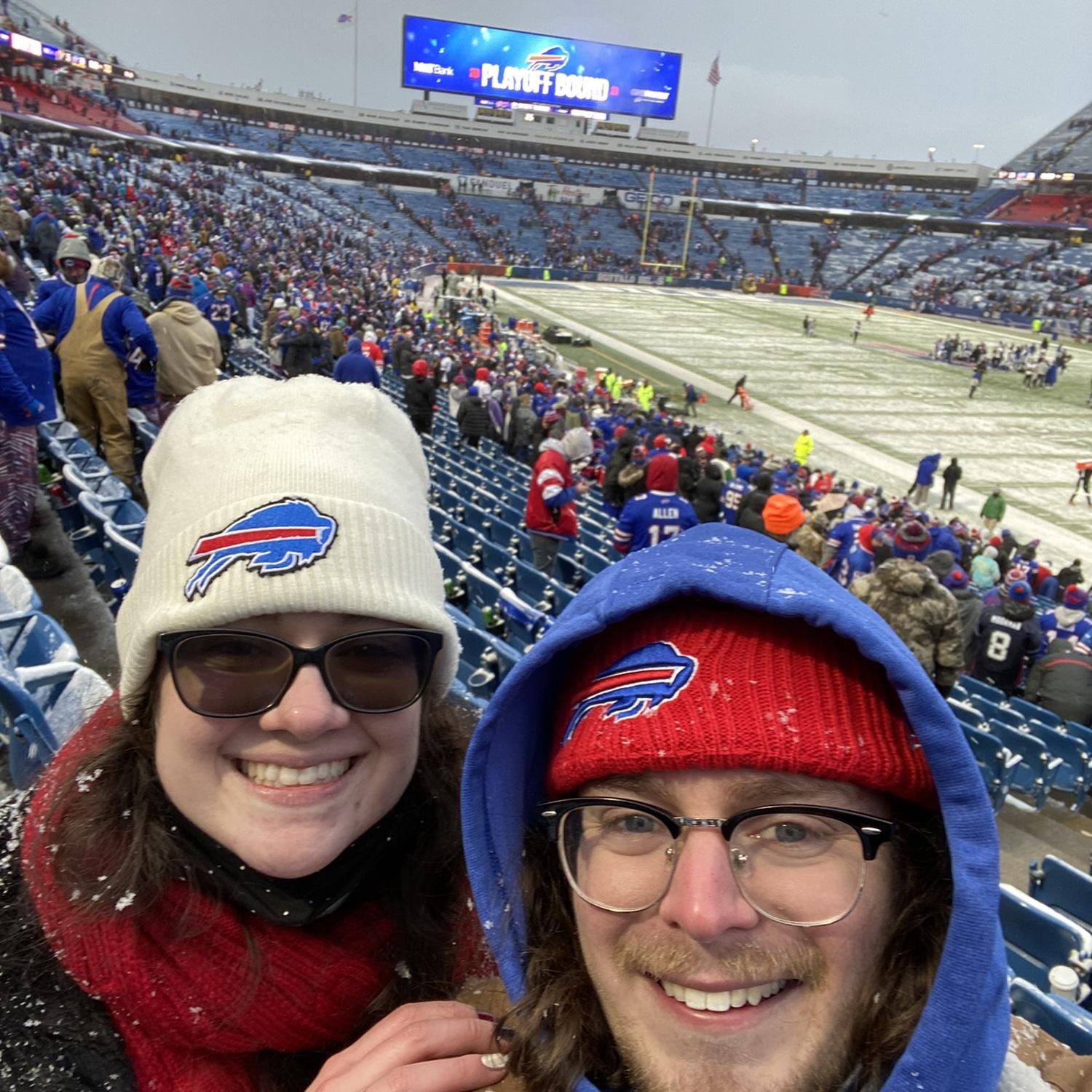 1/2/2022 
Our first Buffalo Bills game!