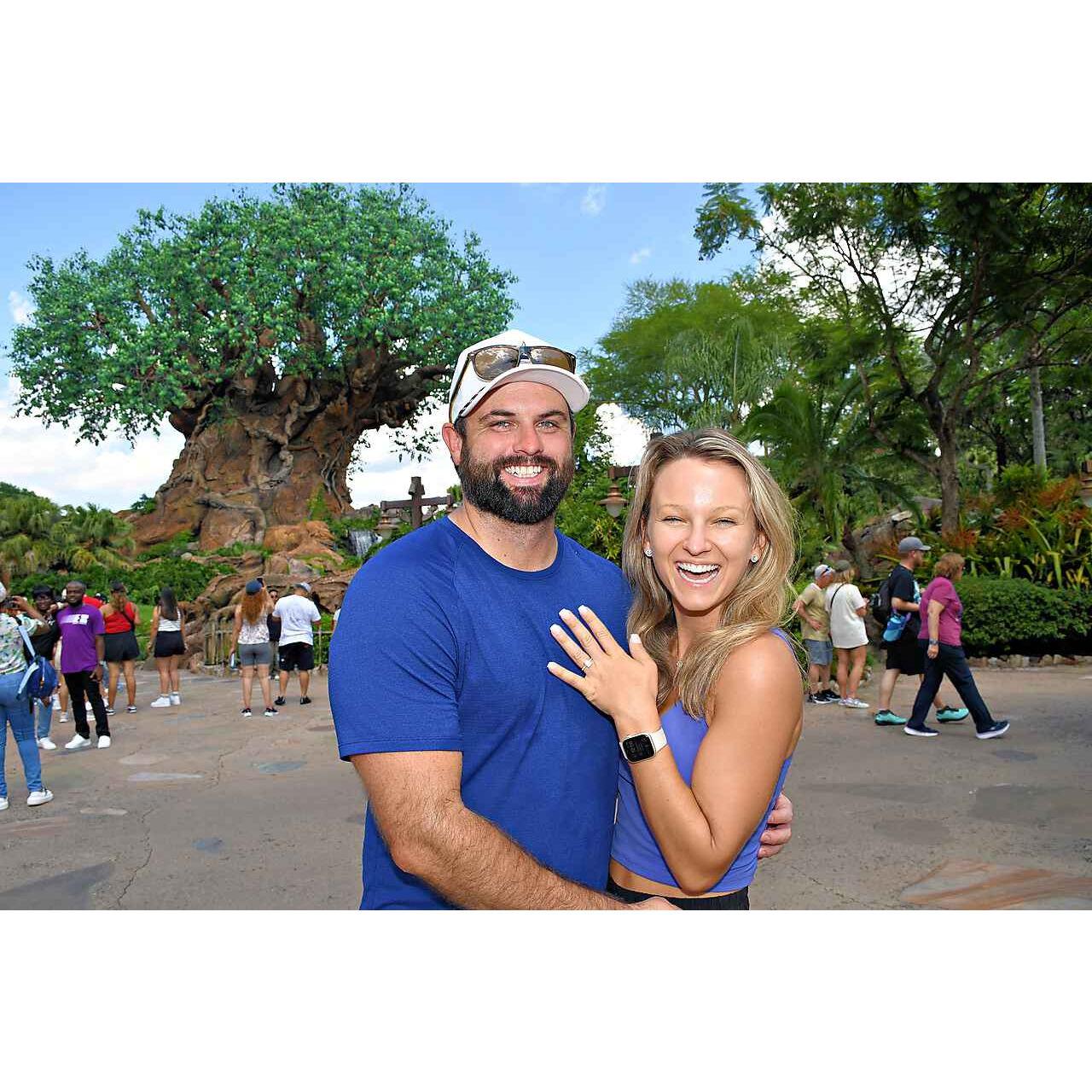One of our many trips to Disney, but this one post RING!