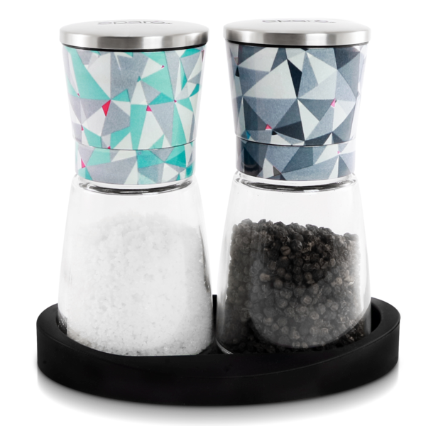 Eparé Art Deco Salt & Pepper Grinder Set
