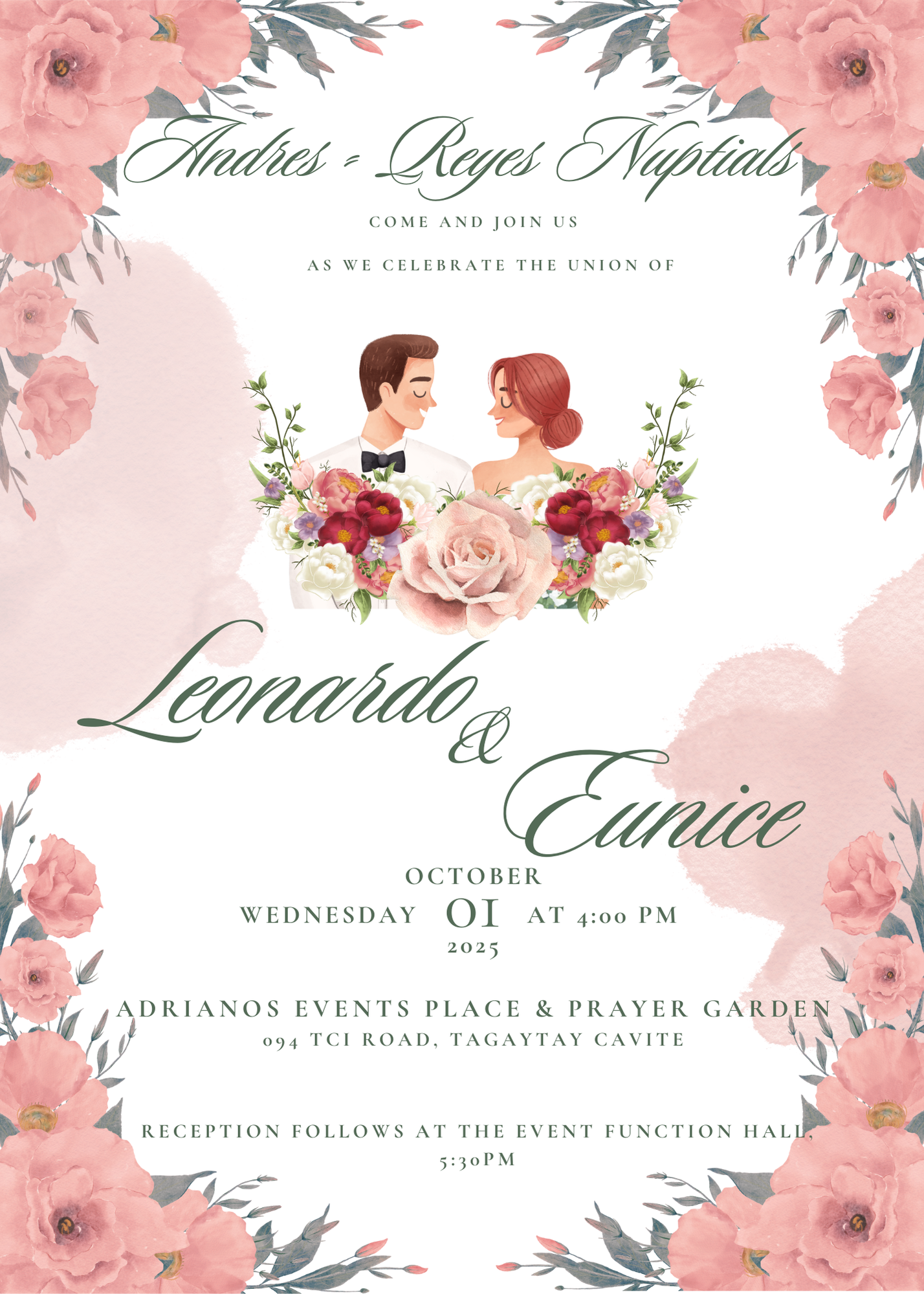The Wedding Website of Leonardo Andres and Eunice Reyes