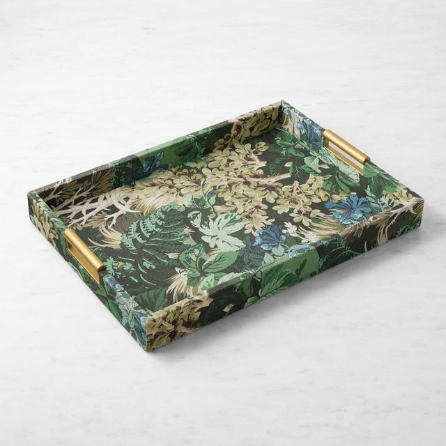 Fern Forest Jute Raffia Tray
