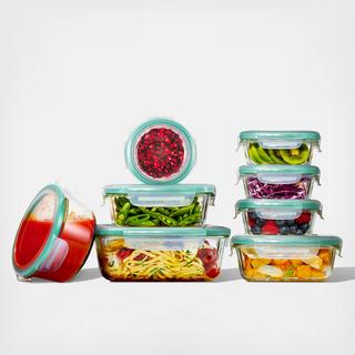 Good Grips Glass Smart Seal Everyday Food Containers, 16 Piece Set