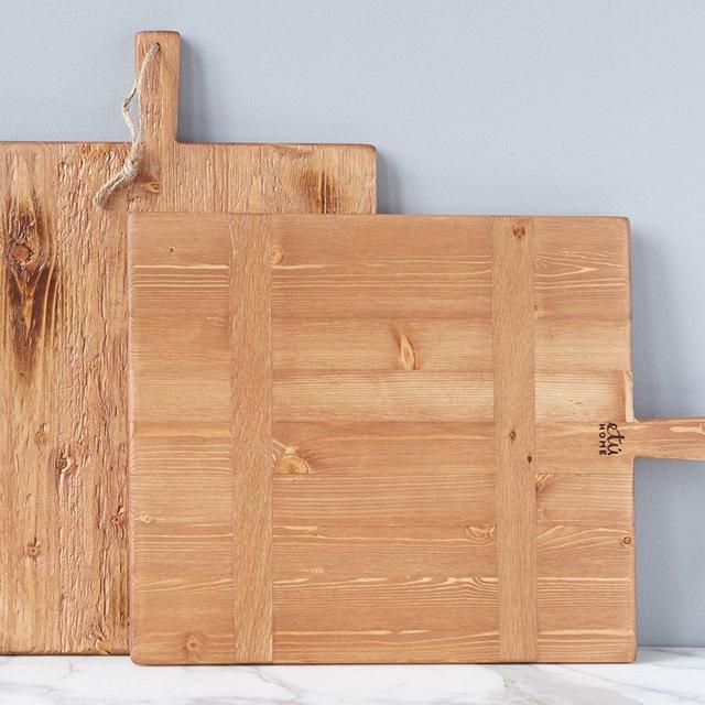 Etu Home Rectangle Pine Charcuterie Board, Medium