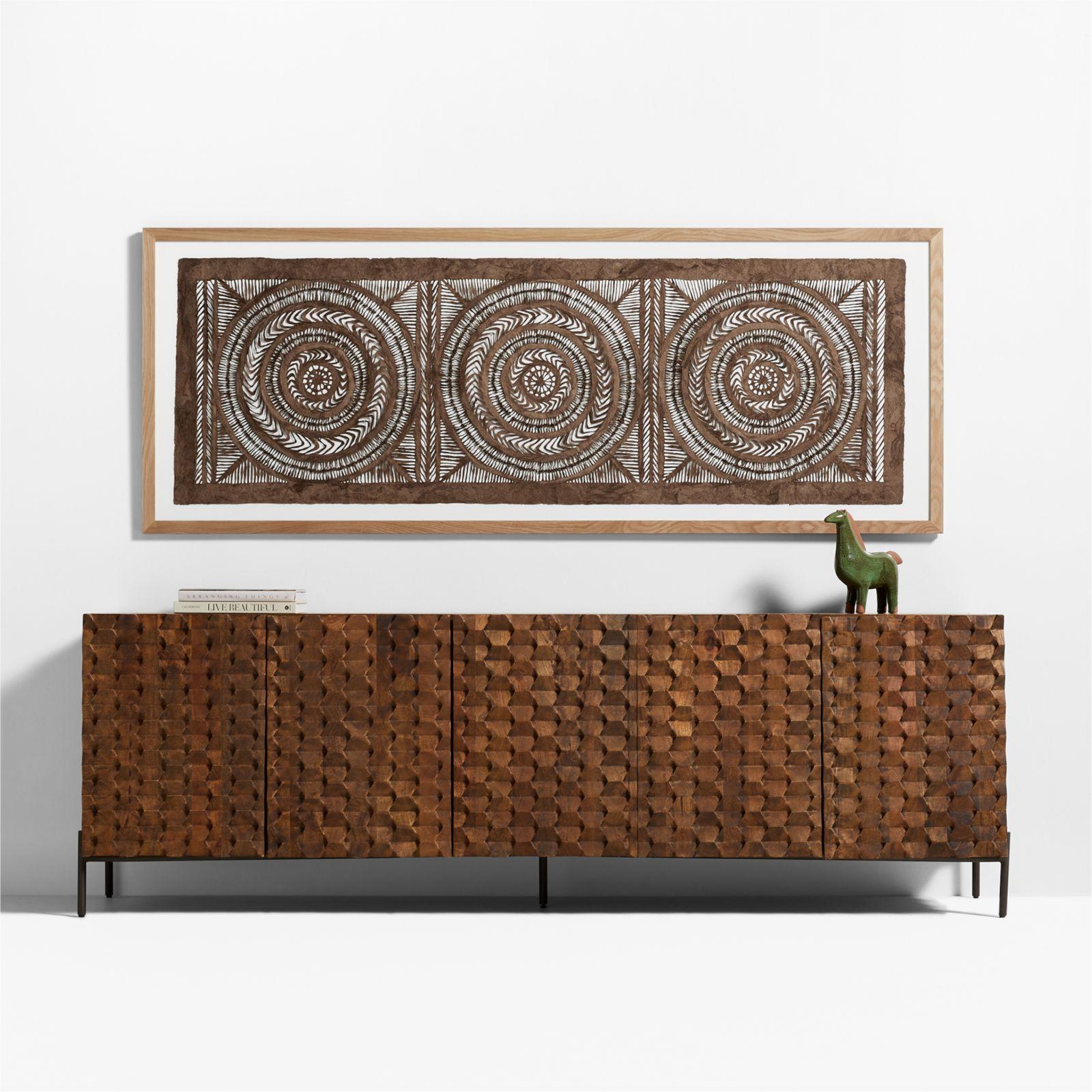 Crate and Barrel, Papel con Nudos by Julio Laja Chichicaxtle Frame Wall ...