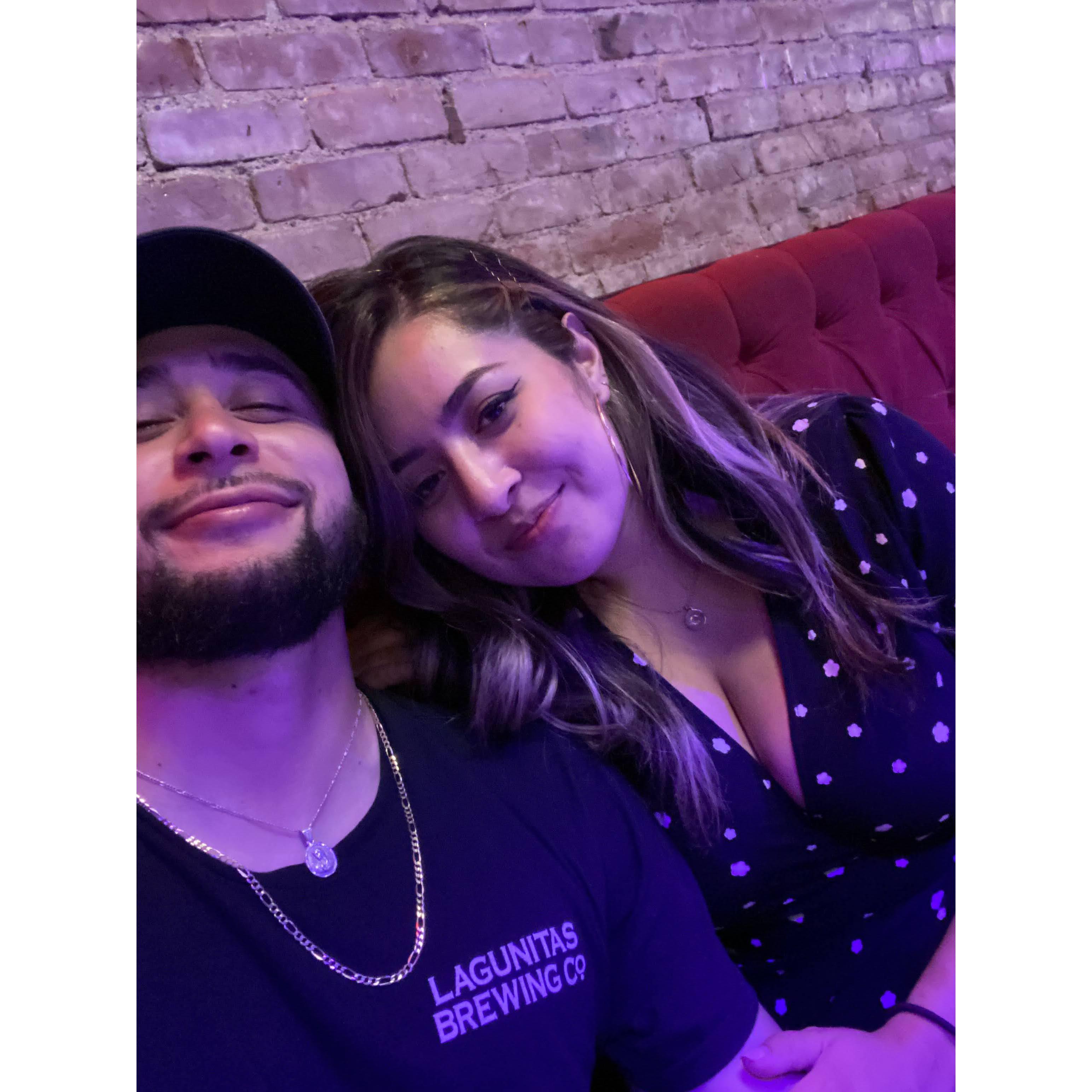 Our very first date!