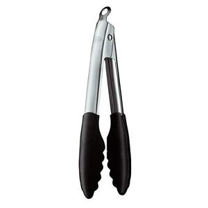 Rösle Stainless Steel 9-inch Silicone Coated Locking Tongs