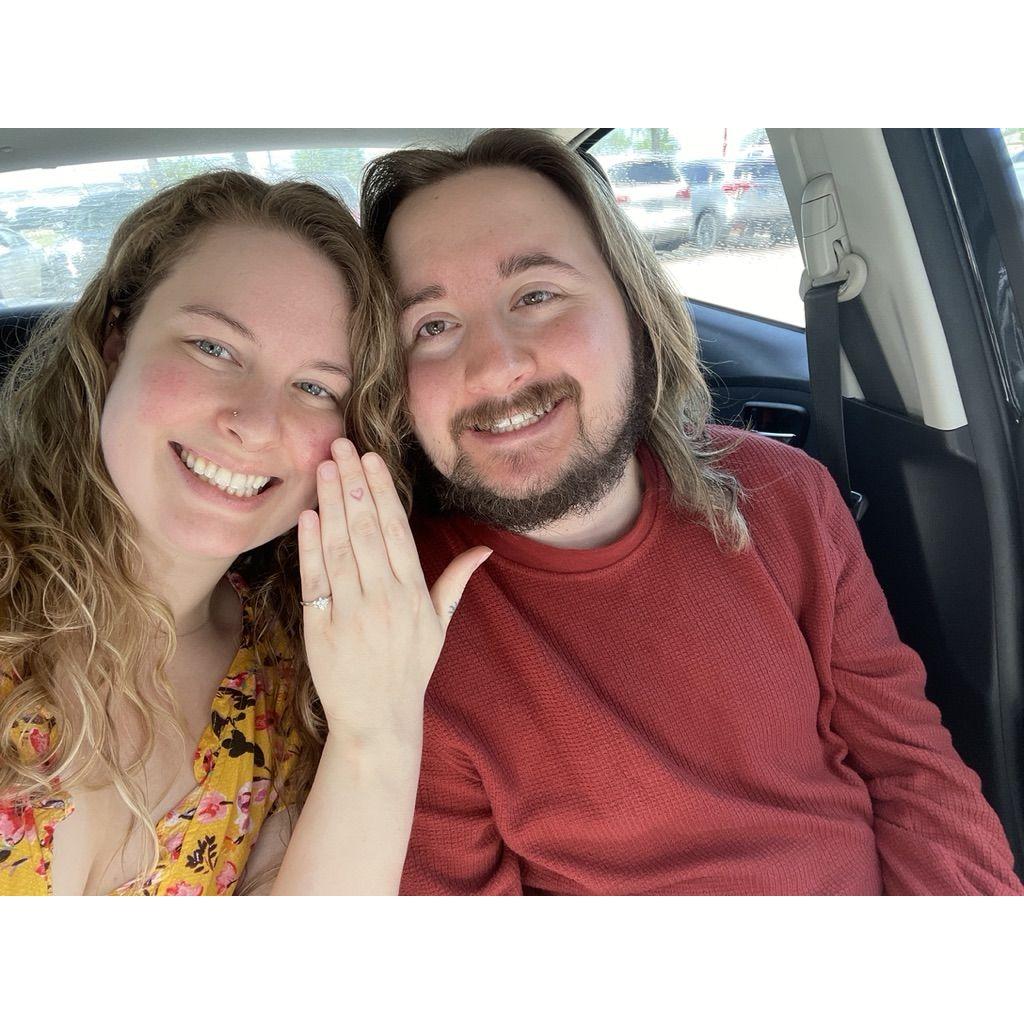 April 12, 2024 - We got engaged!