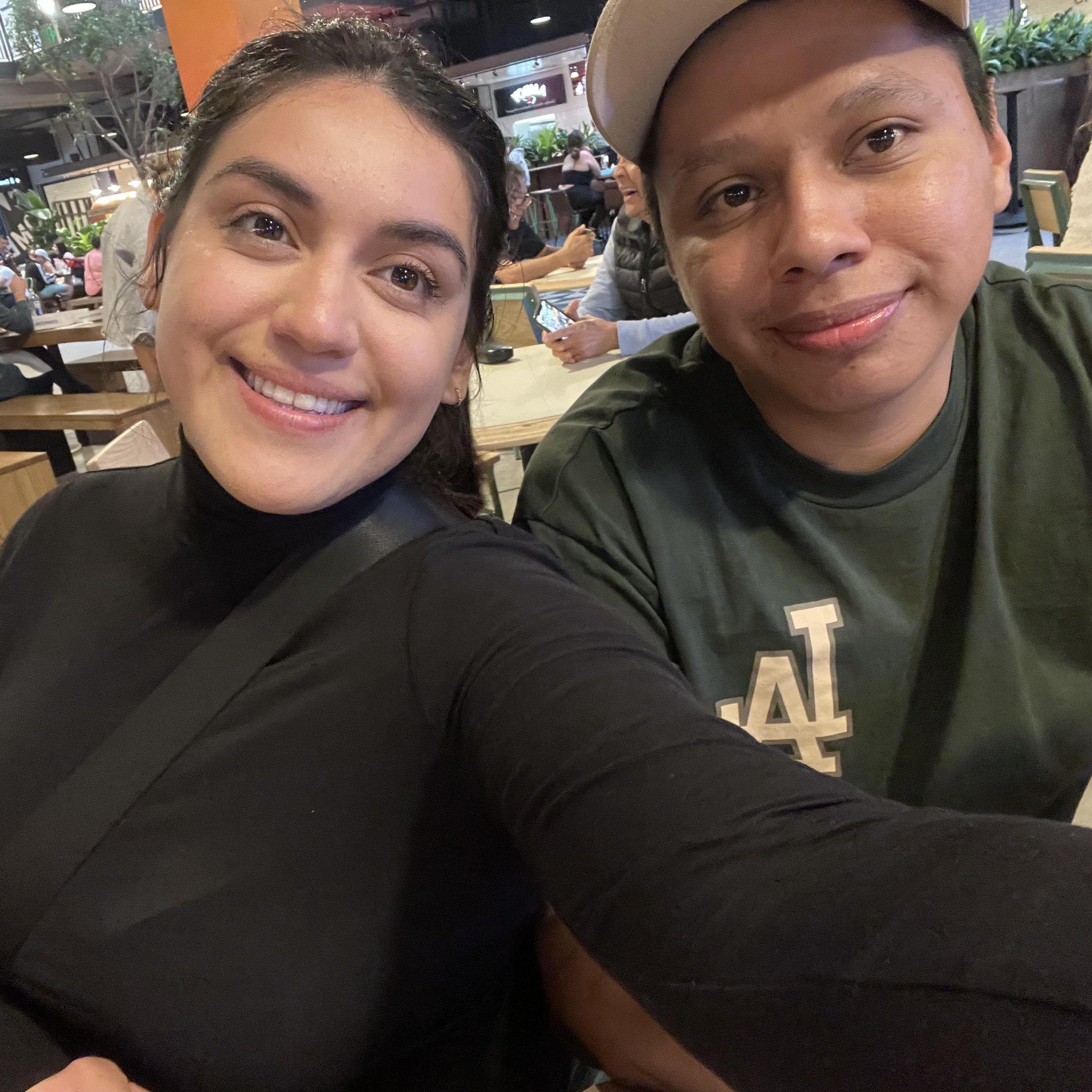 Casual date night after moving in together. First time the couple actually felt like they had their sh** together! Cheers to new beginnings!