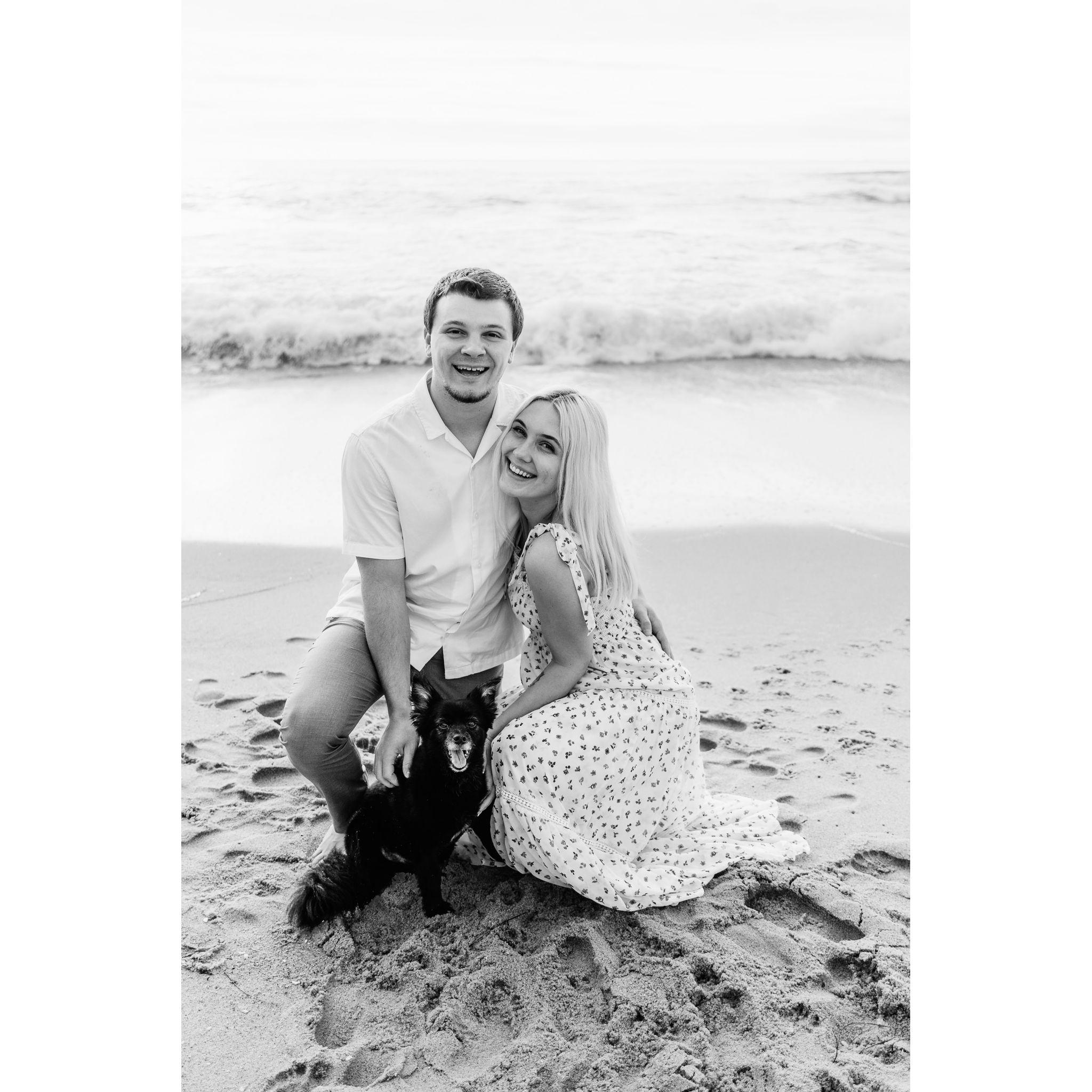 Photoshoot on the beach in La Jolla, California December 2022