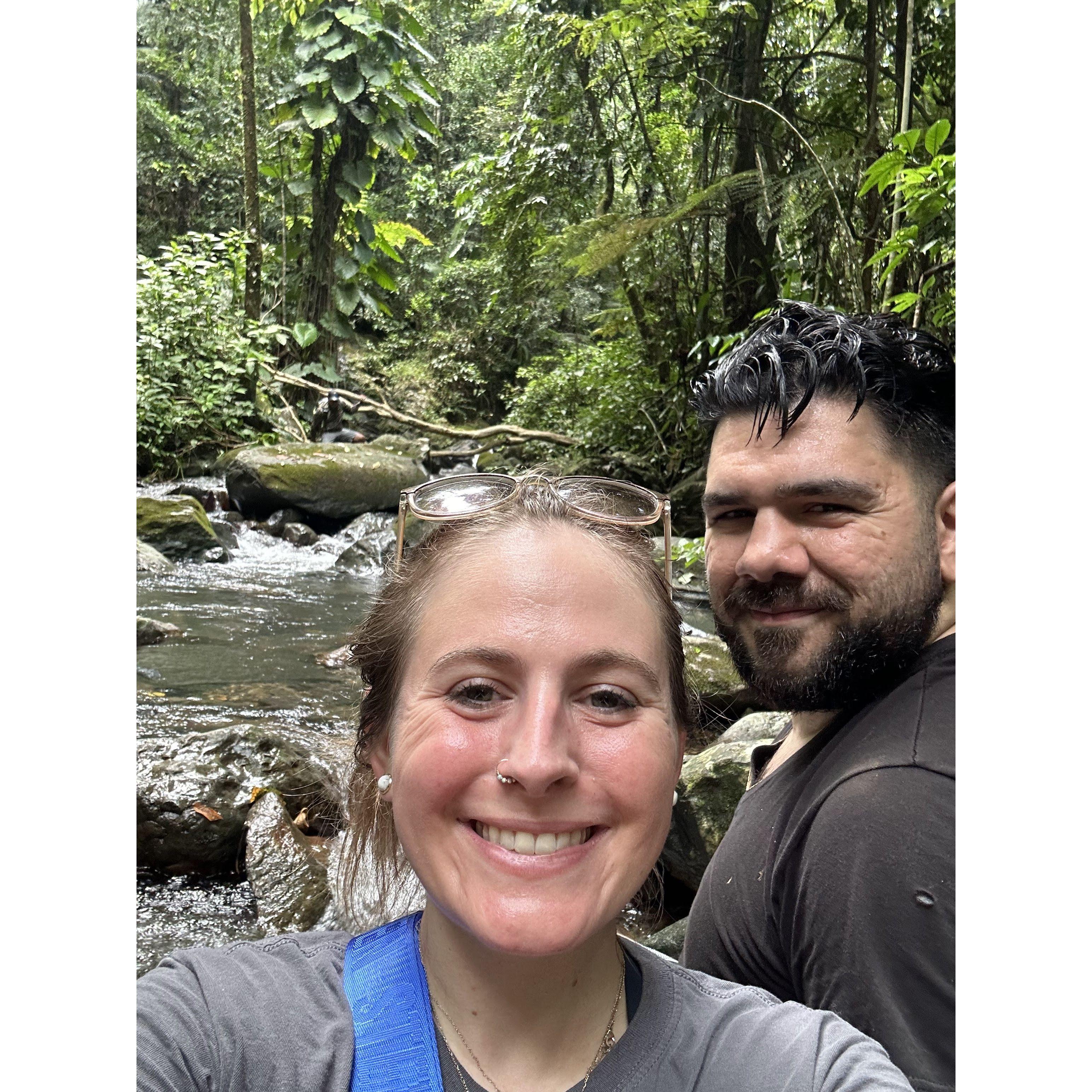 Hiking in El Yunque National Forest, PR, 2024