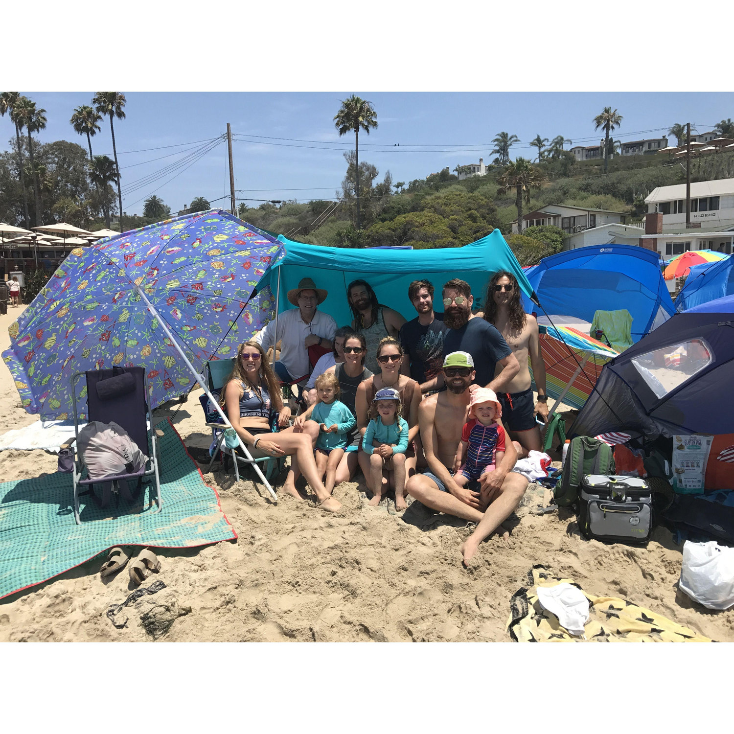 Haglund family beach day, Laguna Beach, CA 2017