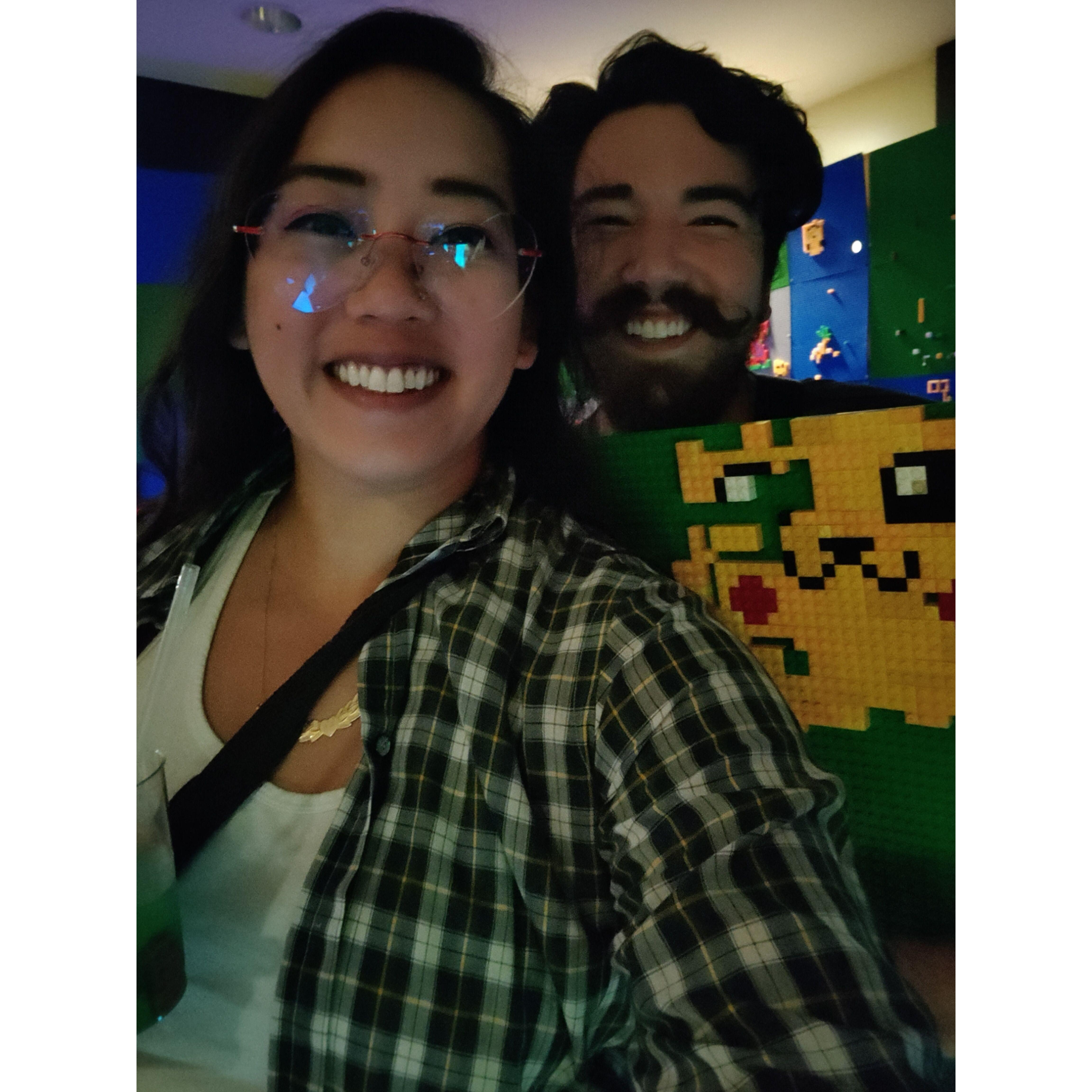 That one time we went to a lego theme bar experience!
