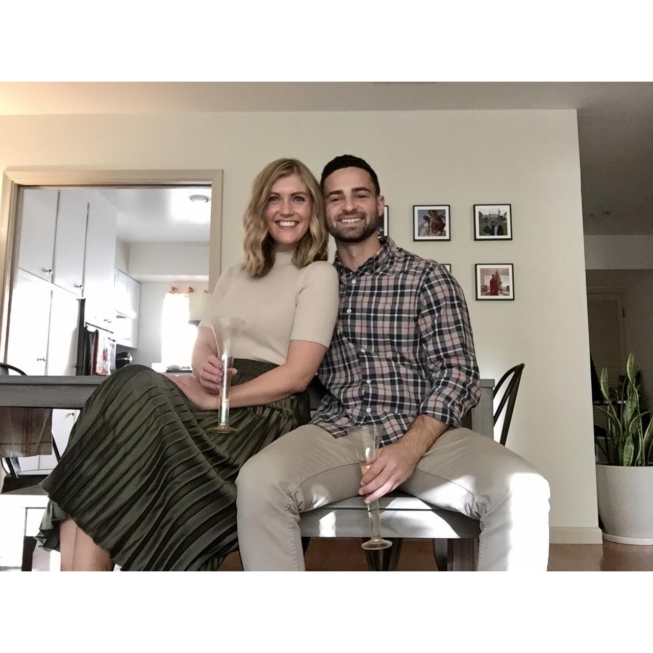 Thanksgiving 2020 and the day before Dillon proposed