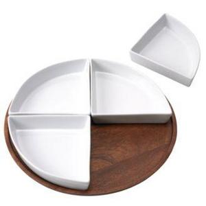 The Cellar - Acacia Wood Lazy Susan, Created for Macy's