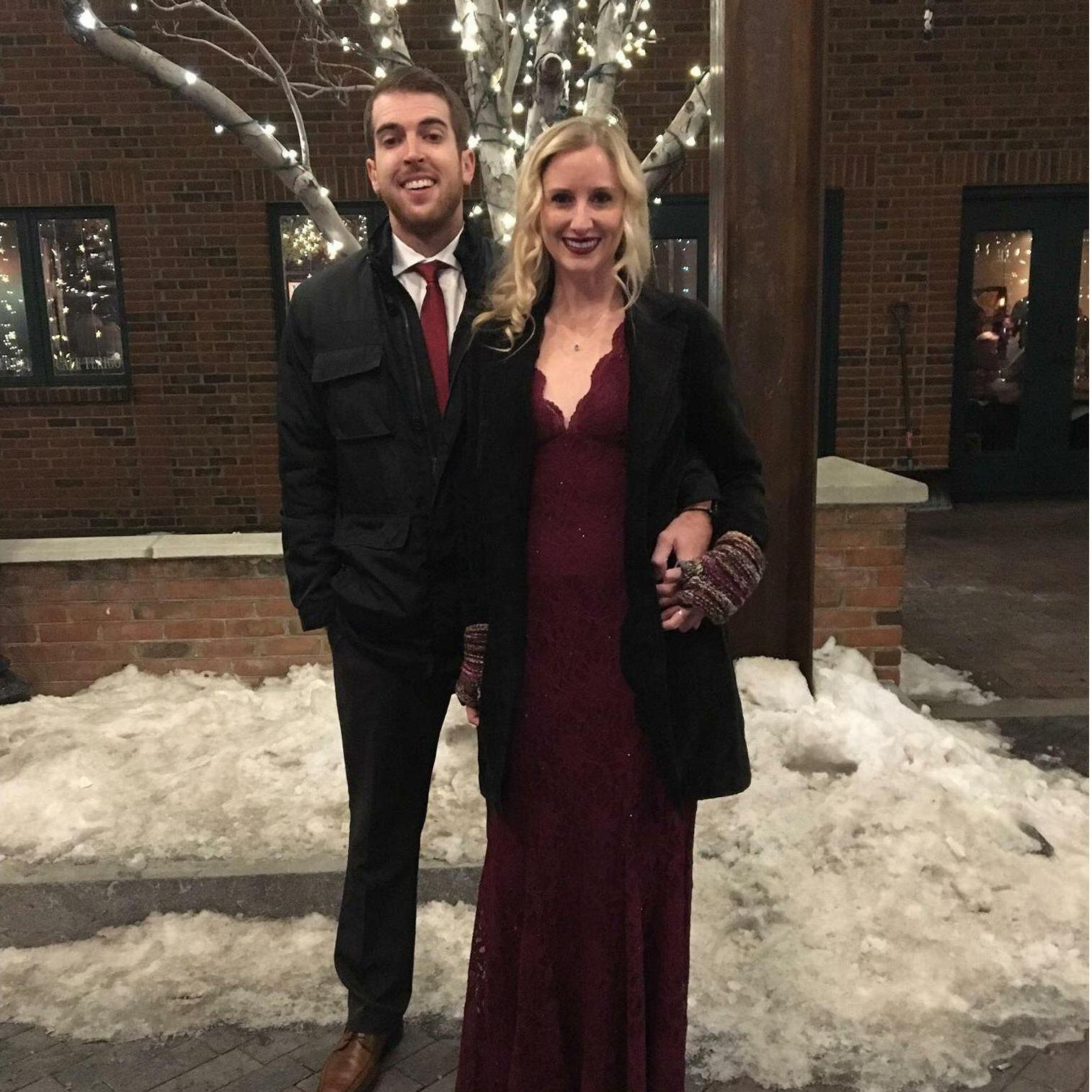 Our first new years eve together. Stephen flew out to Utah and we went to Park City for a masquerade.