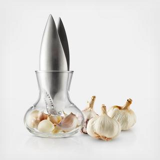 Garlic Press with Storage