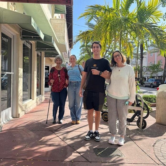 Family Visiting in Miami for the Wedding