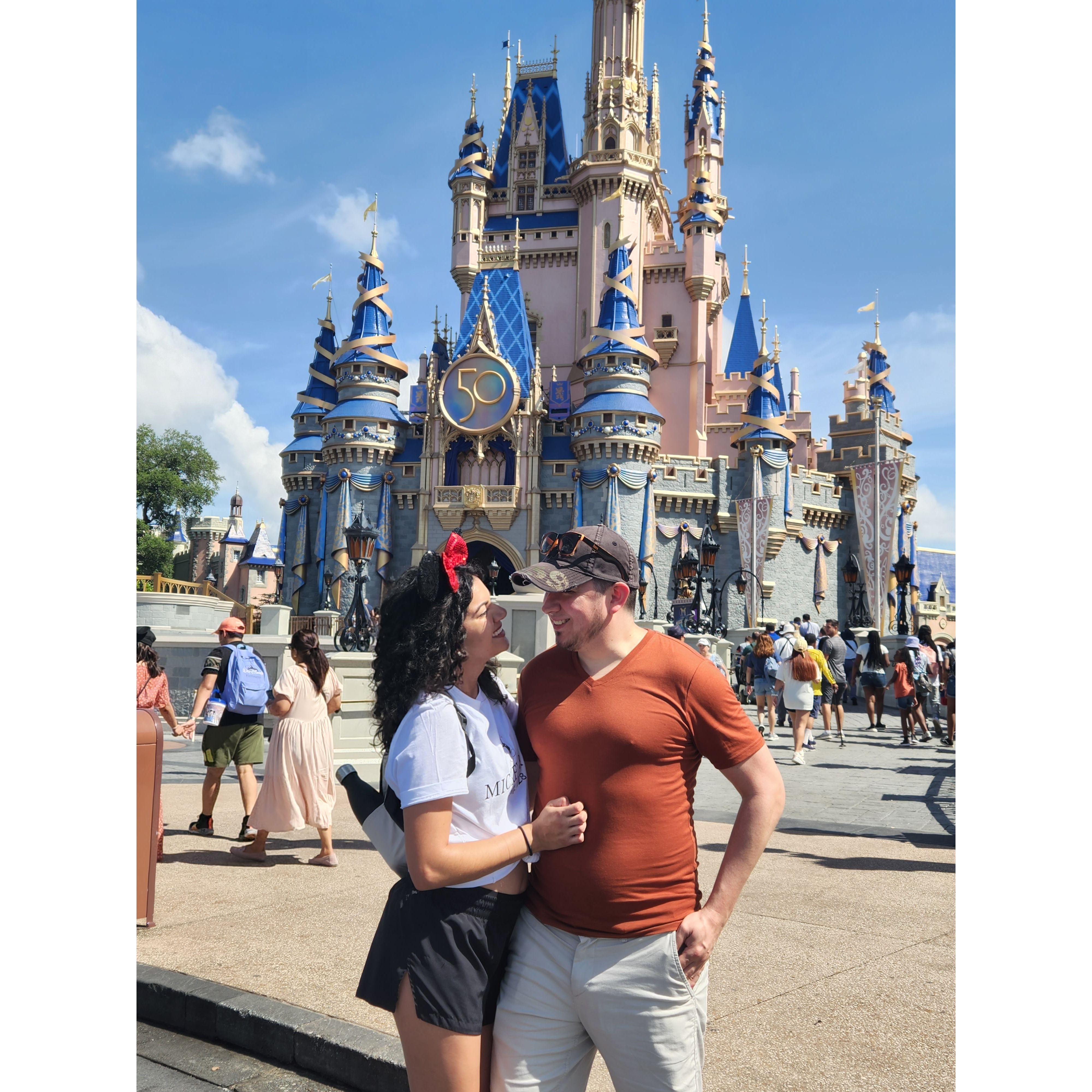 Our first time at Disney together!