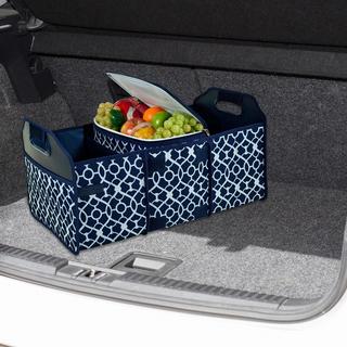 Folding Trunk Organizer with Detachable 20-Can Cooler