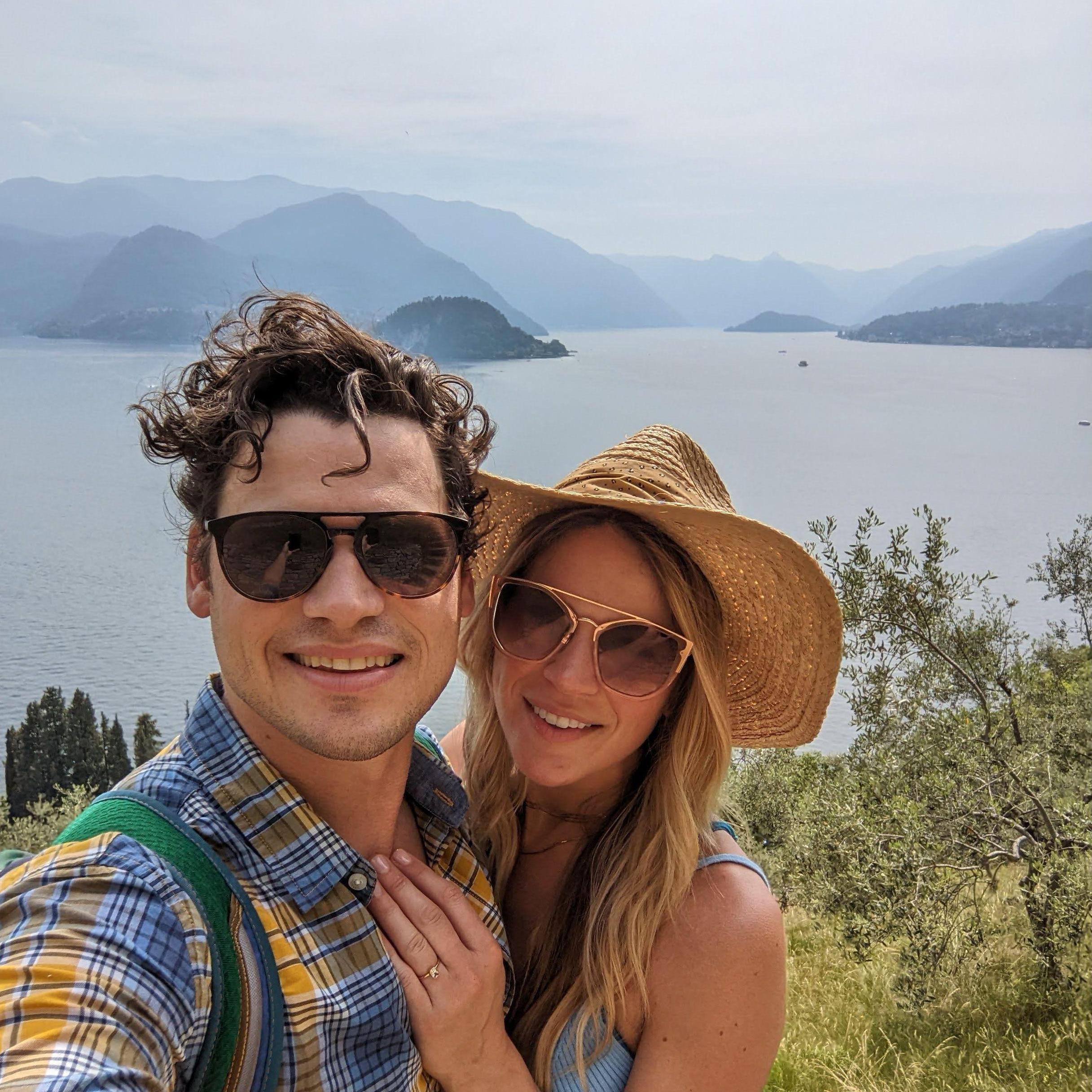 Moments after proposal