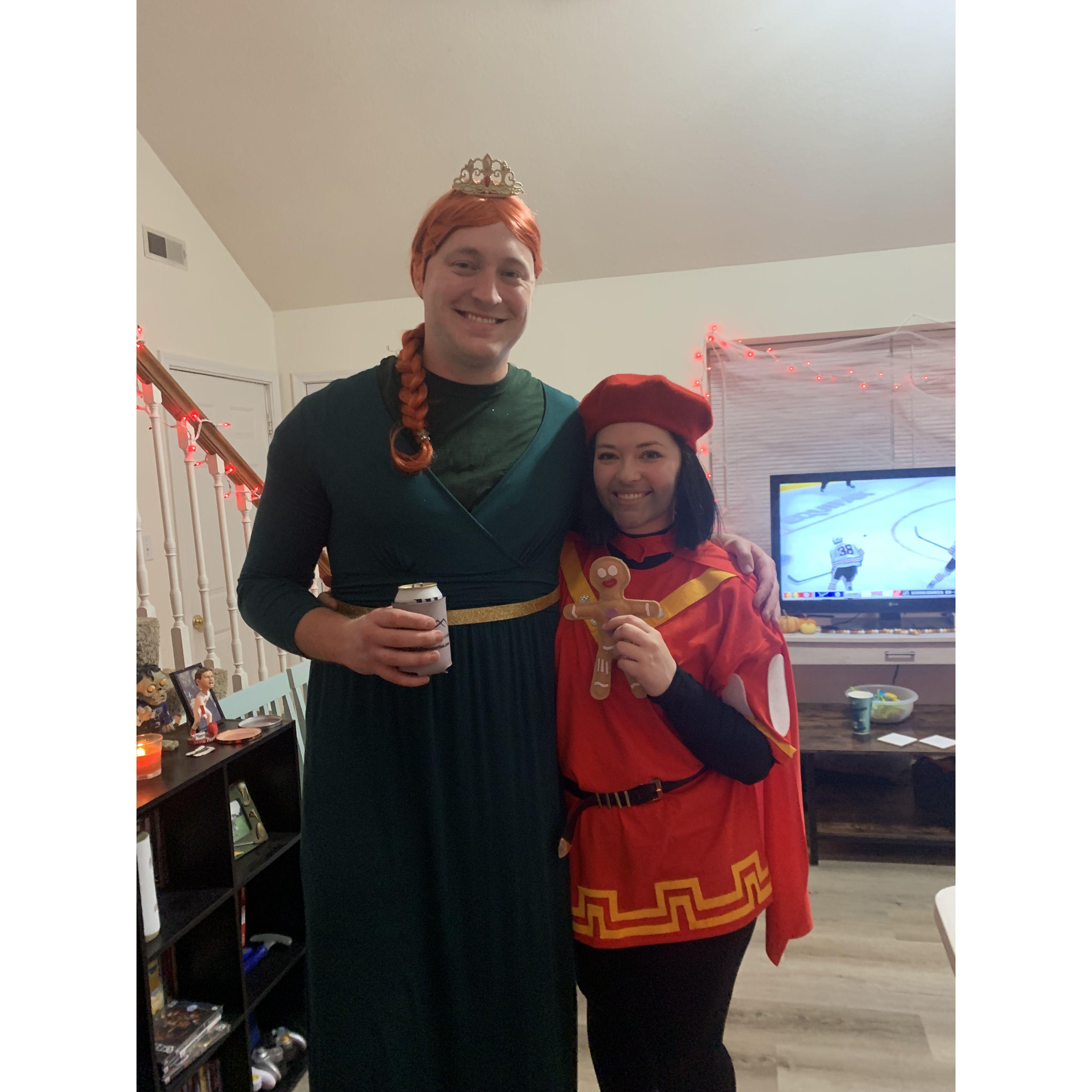 Lord Farquuad and Princess Fiona